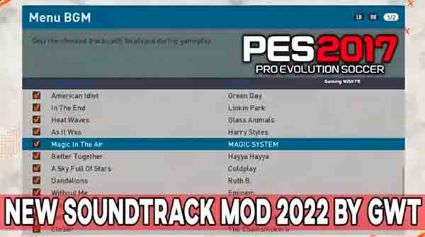 PES 2017 New Sountrack Mod 2022