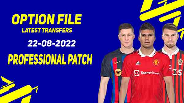 PES 2017 PES Professionals Patch OF #22.08.22