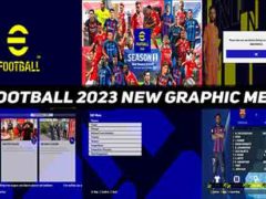 PES 2017 eFootball 2023 Full Graphic Menu