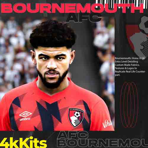 PES 2021 4K Kits Bournemouth Season 2023
