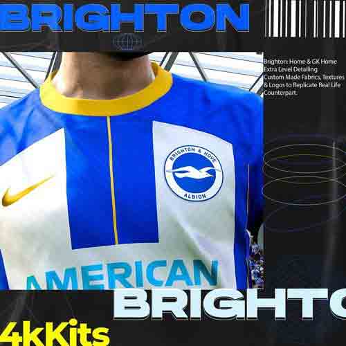 PES 2021 4K Kits Brighton Season 2023