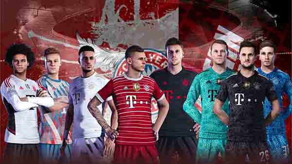 PES 2021 All Kits Bayern Munchen Season 2022-23