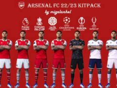 PES 2021 Arsenal FC 22/23 Kitpack