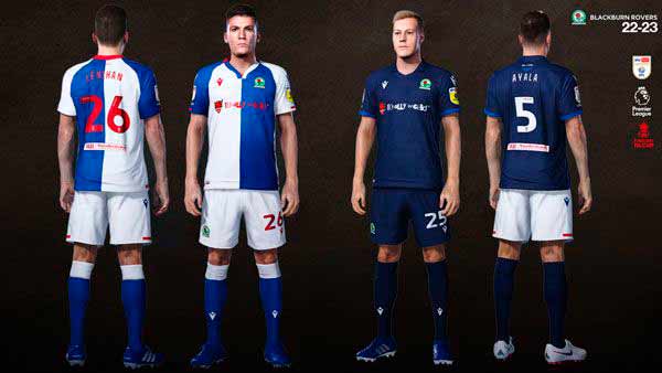 PES 2021 Blackburn Rovers FC Official kit 2022