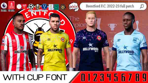 PES 2021 Brentford FC EPL Kits Season 2022-23