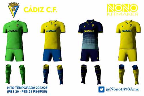 PES 2021 Cadiz CF Kits 2023 (PC/PS4/PS5), patches and mods