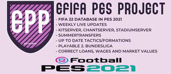 PES 2021 EPP eFIFA Pes Project OF