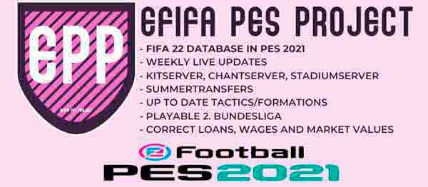 PES 2021 EPP eFIFA Pes Project v1.1 #13.08.22