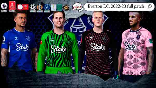 PES 2021 Everton FC EPL Kits Season 2022-23