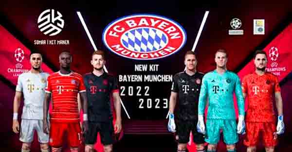 PES 2021 FC Bayern Munich Kits 2022-23