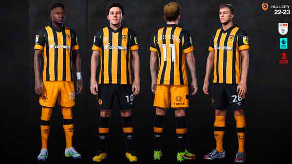 PES 2021 Hull City AFC Official kit 2022/23