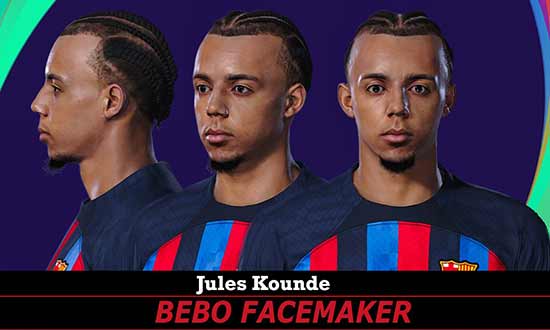 PES 2021 Jules Kounde Face (Barcelona)