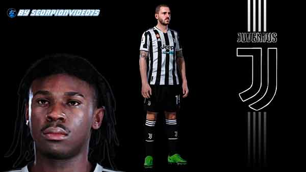 PES 2021 Juventus Face pack 2021-22 + Kitspack
