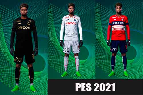 PES 2021 LOSC Lille Kits Season 2022-23