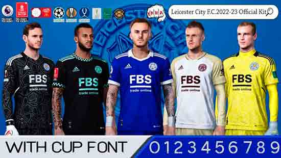 PES 2021 Leicester City Official Kit 2022/23