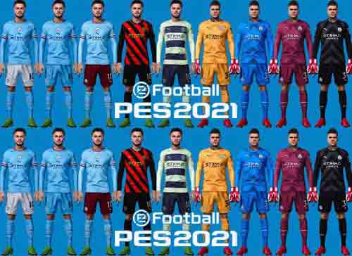 PES 2021 Man City All New EPL Kits Season 2023
