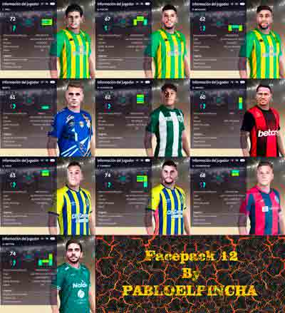 PES 2021 New Facepack v12 by Pabloelpincha