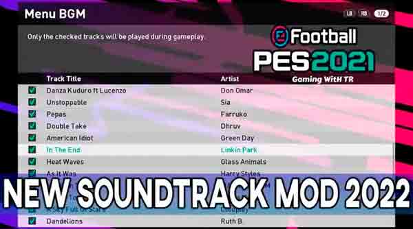 PES 2021 New Soundtrack Mod 2022