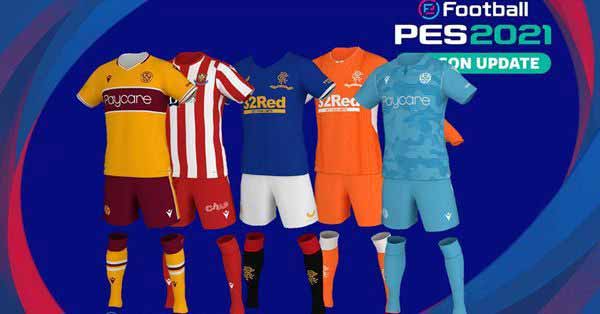PES 2021 SPFL Kits Official kit 2022/23