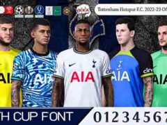 PES 2021 Tottenham Hotspur Official Final Kit 2022/23