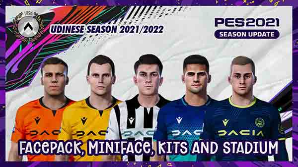 PES 2021 Udinese Calcio Kits 2021/22