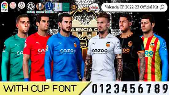 PES 2021 Valencia CF Official Kit 2022/23
