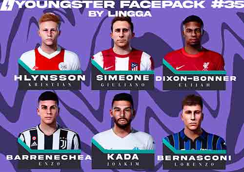 PES 2021 Youngster v35 Facepack