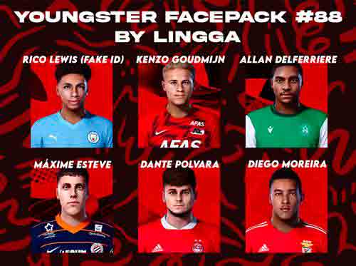 PES 2021 Youngster v88 Facepack