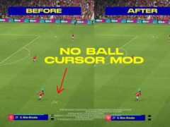 eFootball 2023 No Ball Cursor Mod