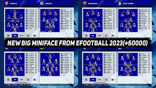 PES 2017 Big Minifaces From eFootball 2023