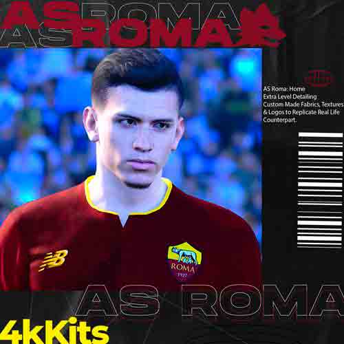 PES 2021 4K Kits AS Roma Season 2023