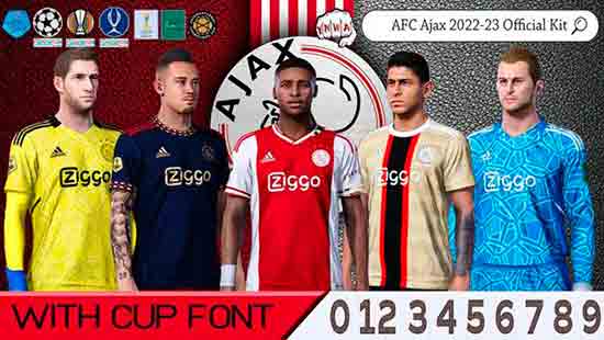 PES 2021 AFC Ajax Official Kit 2022/23