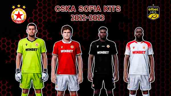 PES 2021 CSKA Sofia Kits 2022-2023