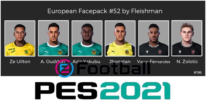 PES 2021 European Facepack v52