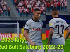 PES 2021 Kits FC Red Bull Salzburg 2022-23