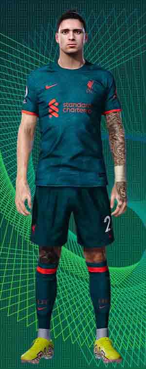 PES 2021 Liverpool Official Third Kit 22-23