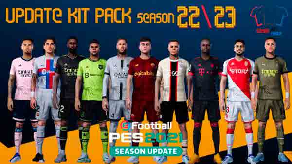 PES 2021 New Kit Pack Season 2022/23