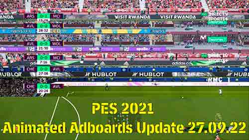 PES 2021 Animated Adboards Update #27.09.22