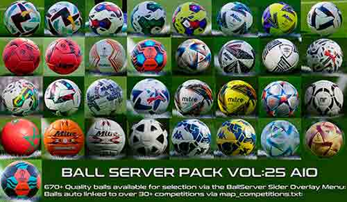 PES 2021 BallServer Pack v25 AIO