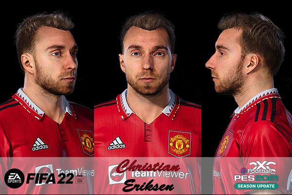 PES 2021 Christian Eriksen (FIFA 22) by gofacemaker, patch & mod