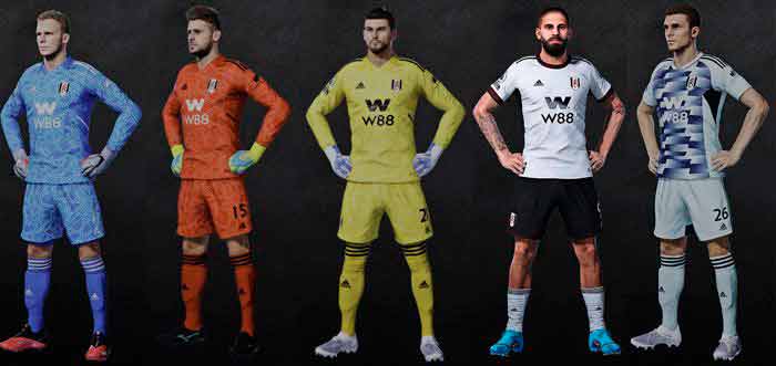 PES 2021 Fulham EPL 4K New Kits by colindegreat