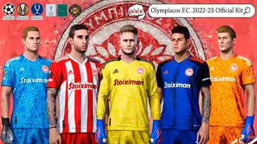 PES 2021 Olympiacos Official Kit 2022/23