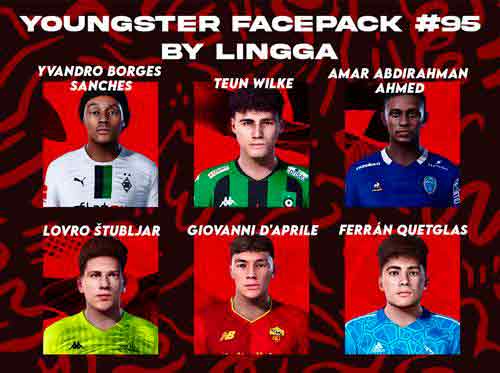 PES 2021 Youngster v95 Facepack