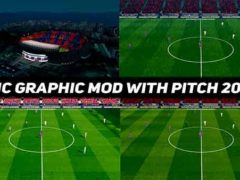 PES 2017 Epic Graphic Mod & Pitch eFootball