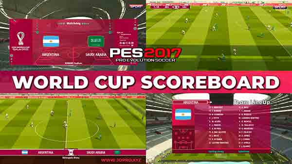 PES 2017 New Scoreboard (FIFA World Cup)