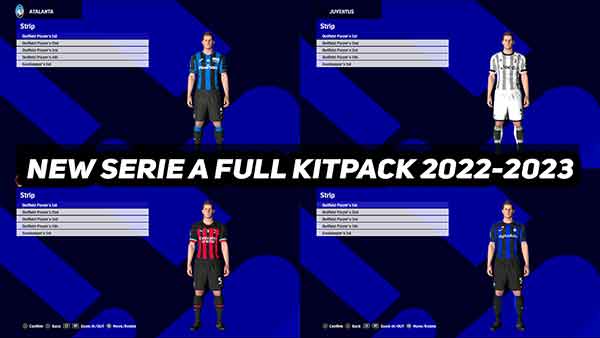 PES 2017 Serie A Full Kitpack Season 2023