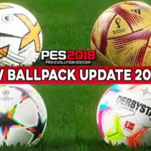 PES 2018 New Ballpack Update 2023