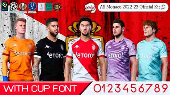PES 2021 AS Monaco Kit 2023 Update #25.10.22