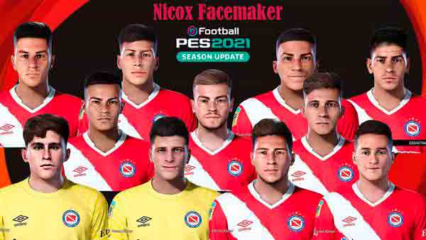 PES 2021 Argentinos Juniors Facepack