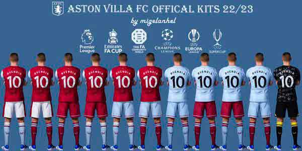 PES 2021 Aston Villa FC 22/23 Kitpack
